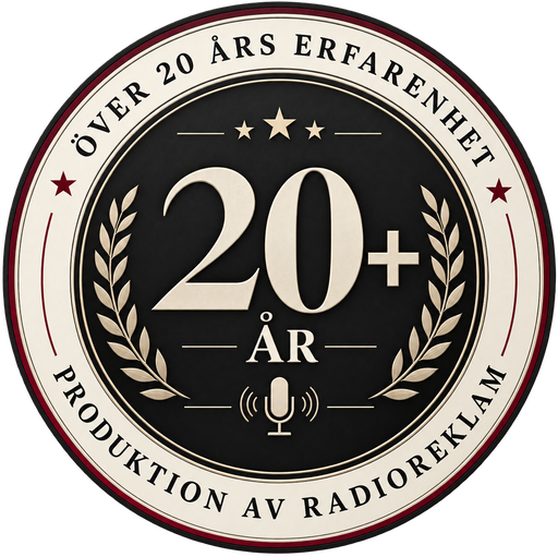 Emblem: över 20 års erfarenhet av produktion av radioreklam